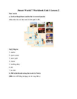 Smart World 7 Workbook Unit 1 Lesson 2