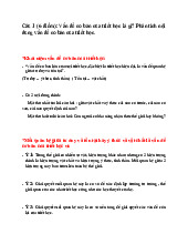 Phân Tích Mối Quan Hệ Tư Duy & Tồn Tại | Môn Triết học Mác - Lênin - Đại học Bách Khoa Hà Nội