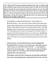 Bài tập tình huống môn Kinh tế tài nguyên | Học viện Nông nghiệp Việt Nam