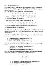Đề ôn tập và đáp án môn Lý thuyết thông tin| Môn Lý thuyết thông tin| Trường Đại học Bách Khoa Hà Nội