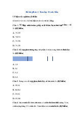 Đề thi giữa học kỳ 1 môn Toán lớp 5 năm học 2024 - 2025 - Đề số 1 | Bộ sách Cánh diều