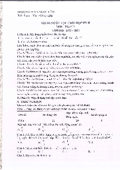 Đề cương ôn tập cuối kì 2 Toán 7 năm 2022 – 2023 trường THCS Ngọc Lâm – Hà Nội