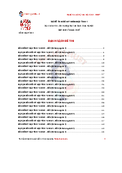 Bộ đề Giải tích 1 (có đáp án) | Đại học Bách Khoa Hà Nội