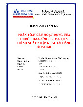 Phân tích chuỗi cung ứng áo sơ mi | Báo cáo cuối kì Quản trị cung ứng