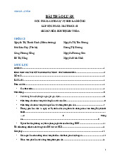 Nghiên cứu các biện pháp phòng ngừa tai nạn lao động, bệnh nghề nghiệp tại một tổ chức hoặc doanh nghiệp | Bài thảo luận an toàn và vệ sinh lao động