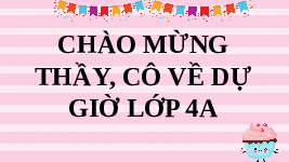 Giáo án điện tử Toán 4 Chân trời sáng tạo: Phân số bằng nhau