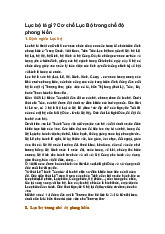 Lục bộ là gì? Cơ chế Lục Bộ trong chế độ phong kiến