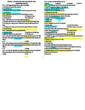 Trắc Nghiệm Giao Dịch Thương Mại Quốc Tế - Môn TMQT 101