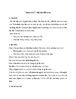 Hội thi thổi cơm | Soạn văn 7 Cánh diều