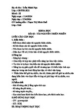 [ TÀI LIỆU ] KHOA HỌC - TÀI NGUYÊN THIÊN NHIÊN | Trường Đại học Hải Phòng