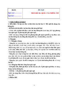Giáo án dạy thêm Ngữ văn 10 sách Kết nối tri thức với cuộc sống | Đề 8