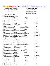 Đề thi học sinh giỏi - Lịch sử Đảng Cộng sản Việt Nam | Trường Đại học Hà Nội