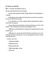 Bài tập Môn Cơ sở dữ liệu | Đại học Kinh tế và Quản trị kinh doanh, Đại học Thái Nguyên