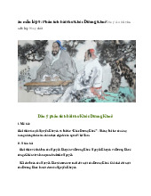 Văn mẫu lớp 9: Phân tích bài thơ Khóc Dương Khuê