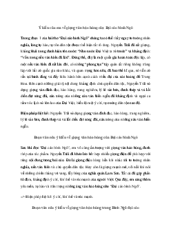 Văn mẫu 10: Viết đoạn văn nêu ý kiến về giọng văn hào hùng của Đại cáo bình Ngô | Cánh diều