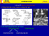 Chương IX: Nguyên lý cắt gọt kim loại | Bài giảng Cơ khí đại cương