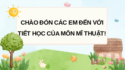 Giáo án điện tử Mĩ thuật 4 Bài 8 Chân trời sáng tạo: Trang trí bìa sách