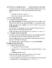 Bài 7: Hóa Trị và Công Thức Hóa Học môn Hoá hữu cơ| Trường Đại Học Y Dược Thái Bình
