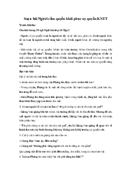 Soạn bài Người cầm quyền khôi phục uy quyền KNTT