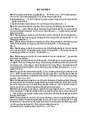 Bài tập Điện Quang kỳ 1 năm 2022 - 2023  | Bài tập vật lý đại cương | Trường Đại học khoa học Tự nhiên