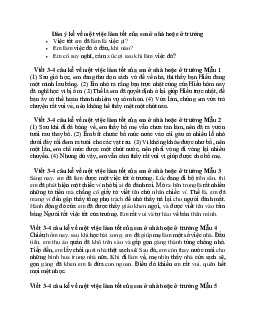 Đoạn văn Kể về một việc làm tốt của em ở nhà hoặc ở trường lớp 2 | Tập làm văn lớp 2 | Kết nối tri thức