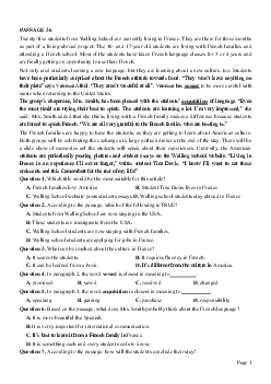 PASSAGE 36_Theme 2. Education (Giáo dục)