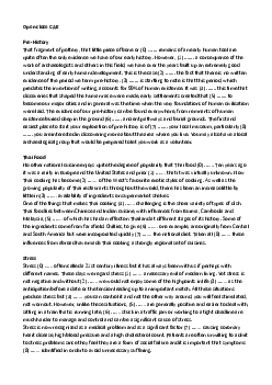 Open cloze CAE - 5 tests