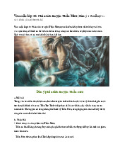 Văn mẫu lớp 10: Phân tích truyện Thần Mưa