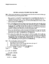 Bài tập Kiểm toán tài chính | Kiểm toán cơ bản | Trường Đại học Công nghiệp Thành phố Hồ Chí Minh