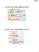 Cách tạo và thực hành OU, User, Group bằng PowerShell - Mạng máy tính - Học Viện Kỹ Thuật Mật Mã