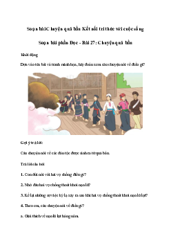 Soạn bài Chuyện quả bầu (trang 119) | Tiếng việt 2 sách Kết nối tri thức