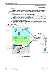 Bài Thực hành số 9 - Mạng máy tính | Trường Đại học Khoa học Tự nhiên, Đại học Quốc gia HCM