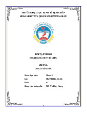 Cơ cấu tổ chức Môn Hành vi tổ chức | Đại học Kinh Tế Quốc Dân