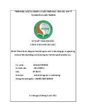 Phân Tích Tác Động Ngoại Ứng Tiêu Cực đến Thị Trường Việt Nam | Môn Kinh tế tài nguyên - Đại học Tài nguyên và Môi trường Hà Nội