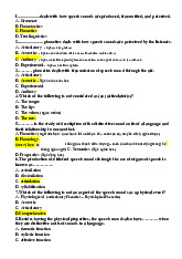 TOP 100 Câu Trắc Nghiệm Môn Ngữ âm - Âm vị học | Đại học Sư phạm Hà Nội 2