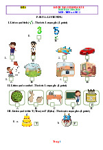 Đề Kiểm Tra HK 1 Anh 3 Global Success 2025-2026 Có Đáp Án File Nghe-Đề 6