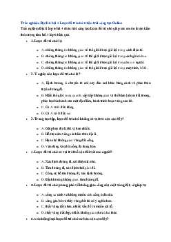 Trắc nghiệm địa lý lớp 6 bài 4 Online | Chân trời sáng tạo