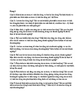 Câu hỏi ôn tập An toàn vệ sinh lao động | Đại học Thương Mại