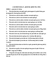 Câu hỏi tự luận quan hệ quốc tế | Trường Đại học Khoa học Xã hội và Nhân văn, Đại học Quốc gia Thành phố Hồ Chí Minh
