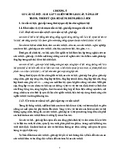 Cnxhkh - Chương 5: Cơ Cấu Xã Hội - Giai Cấp và Liên Minh Xã Hội