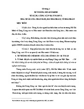 Chương 4: TƯ TƯỞNG HỒ CHÍ MINH VỀ ĐẢNG CỘNG SẢN VIỆT NAM VÀ NHÀ NƯỚC CỦA NHÂN DÂN, DO NHÂN DÂN, VÌ NHÂN DÂN | Trường Đại học Quốc tế, Đại học Quốc gia Thành phố Hồ Chí Minh