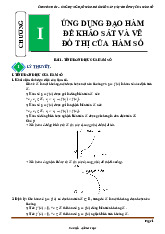 Chuyên đề toán thực tế môn Toán 12 – Huỳnh Văn Ánh