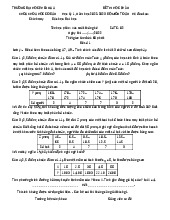 Đề thi học phần Xác suất thống kê XSTK2TC HK1 2022-2023 - Đề số 1. Môn Xác suất thống kê (Phenikaa) | Đại học Trường Đại học Phenika.