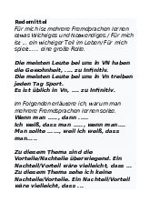 fernreisen B1 sprechen vor und nachteile