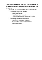 Tiểu luận Chủ đè 4: Chứng minh tính đúng đắn và giá trị to lớn của hiệu lệnh từ Đại hội VI của ĐCS Việt Nam: "Đảng phải đối mới về nhiều mặt, trước hết là đổi mới tư duy".  môn lịch sử Đảng–Trường Đại học kinh doanh và công nghệ Hà Nội