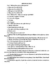 Tổng hợp câu hỏi trắc nghiệm giữa kỳ Triết Học | Trường Đại học Khoa Học Xã Hội và Nhân Văn, Đại học Quốc gia Hà Nội