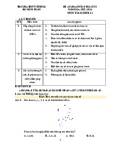 Đề cương học kỳ 1 Toán 12 năm 2025 – 2026 trường THPT Yên Hòa – Hà Nội