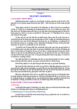 Chương 1: Nhập môn Marketing