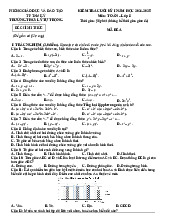 Đề cuối kỳ 1 Toán 8 năm 2024 – 2025 trường THCS Lý Tự Trọng – Quảng Nam