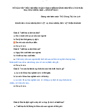 Bộ 350 câu hỏi trắc nghiệm khách quan Nguyên lí cơ bản của chủ nghĩa Mác - Lênin - Triết học Mác - Lênin | Trường Đại Học Công Đoàn